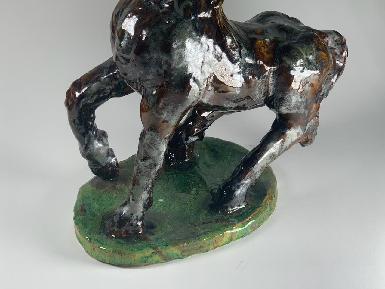 Late 20th Century Ceramic Sculpture by Umberto Ghersi, Italy For Sale