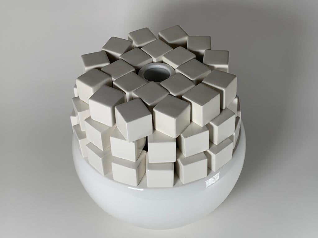 Modern Ceramic Sculpture Caracalla Model by Martine Bedin for Superego Editions, Italy For Sale