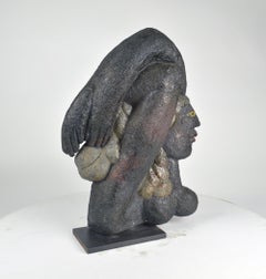 Roger Capron - Escultura de cerámica Cleopatra