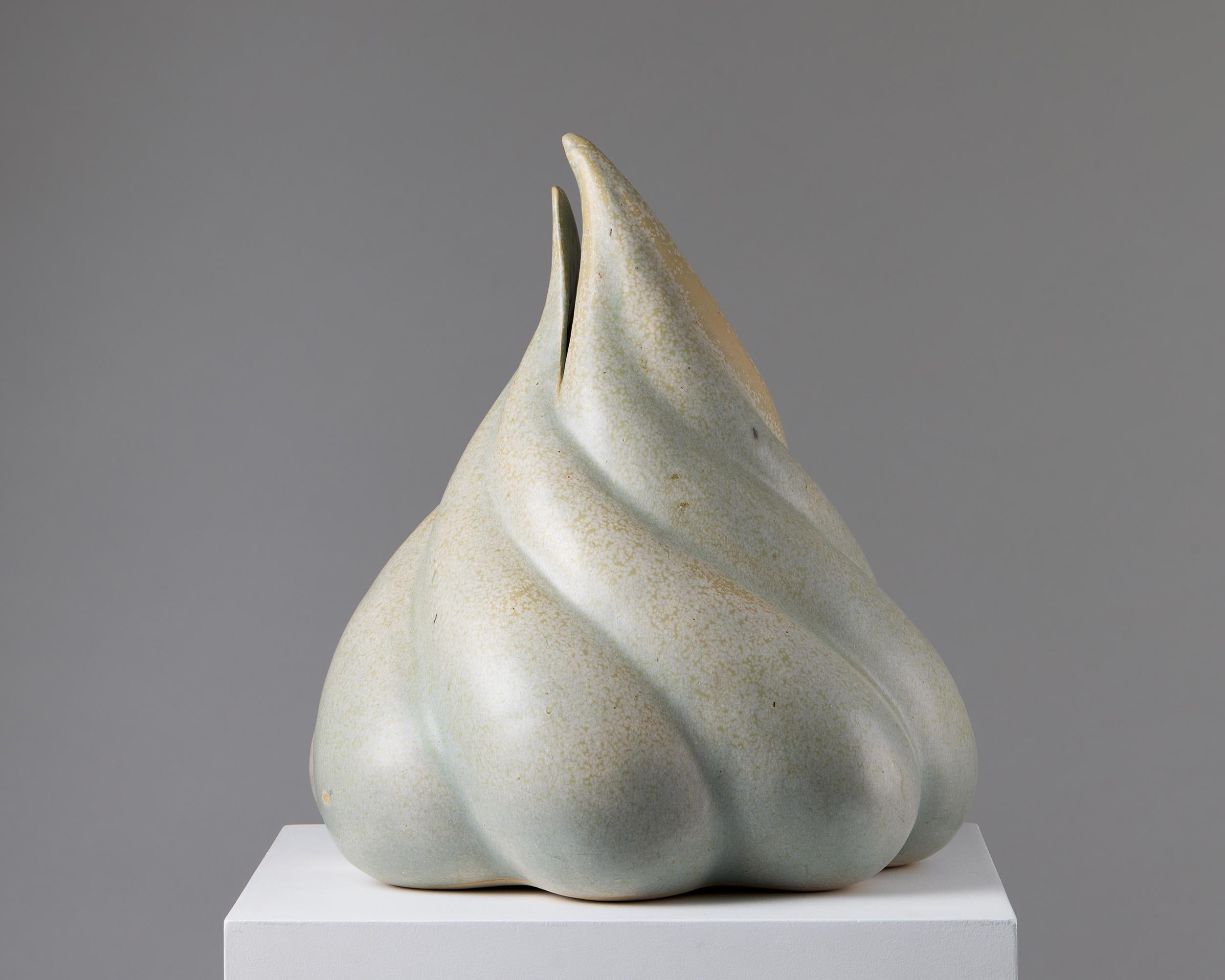 Contemporary Ceramic sculpture Designed by Margit Plougstrup Denmark, 2000s For Sale