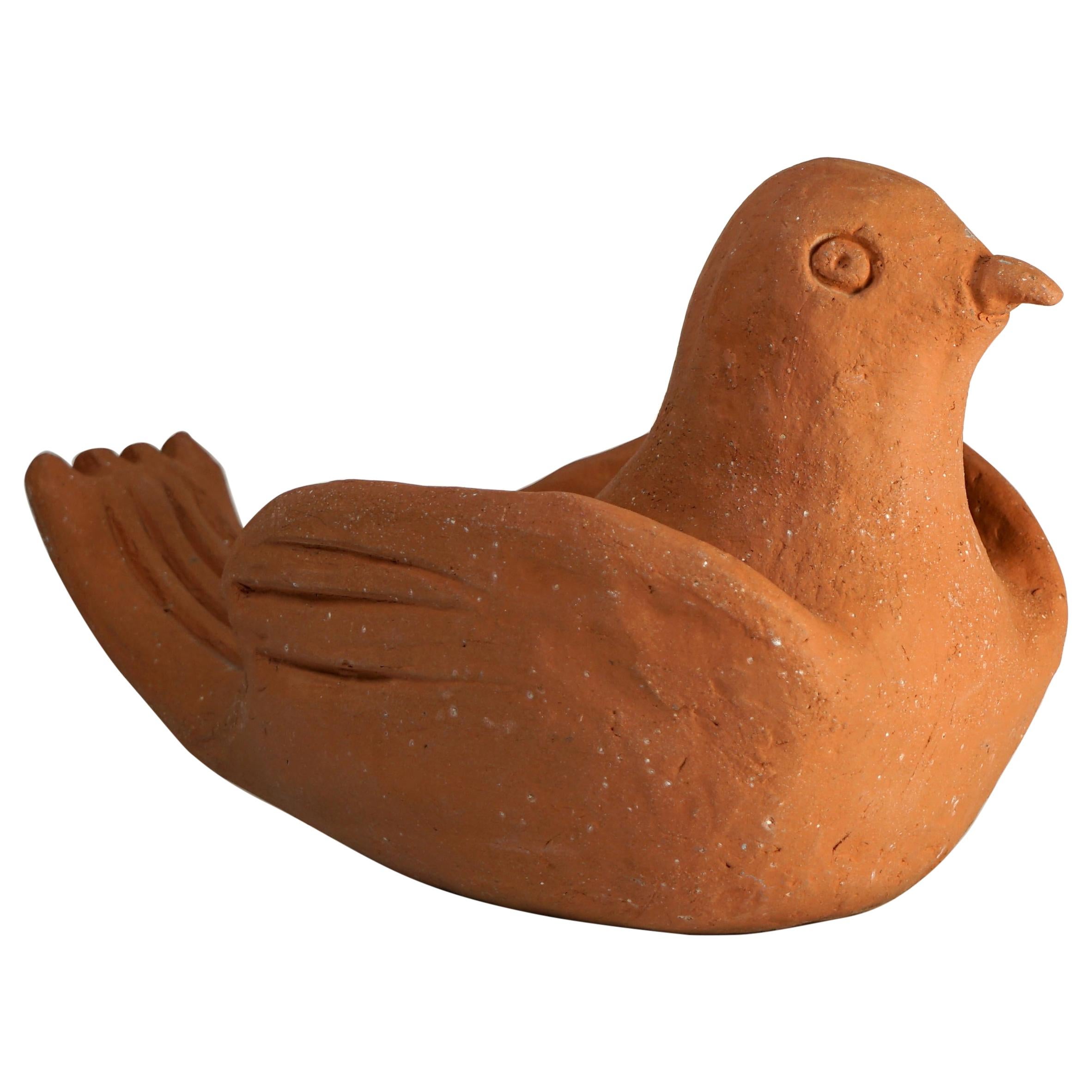 Ceramic Sculpture Dove Model by Nathalie Du Pasquier for Alessio Sarri Editions