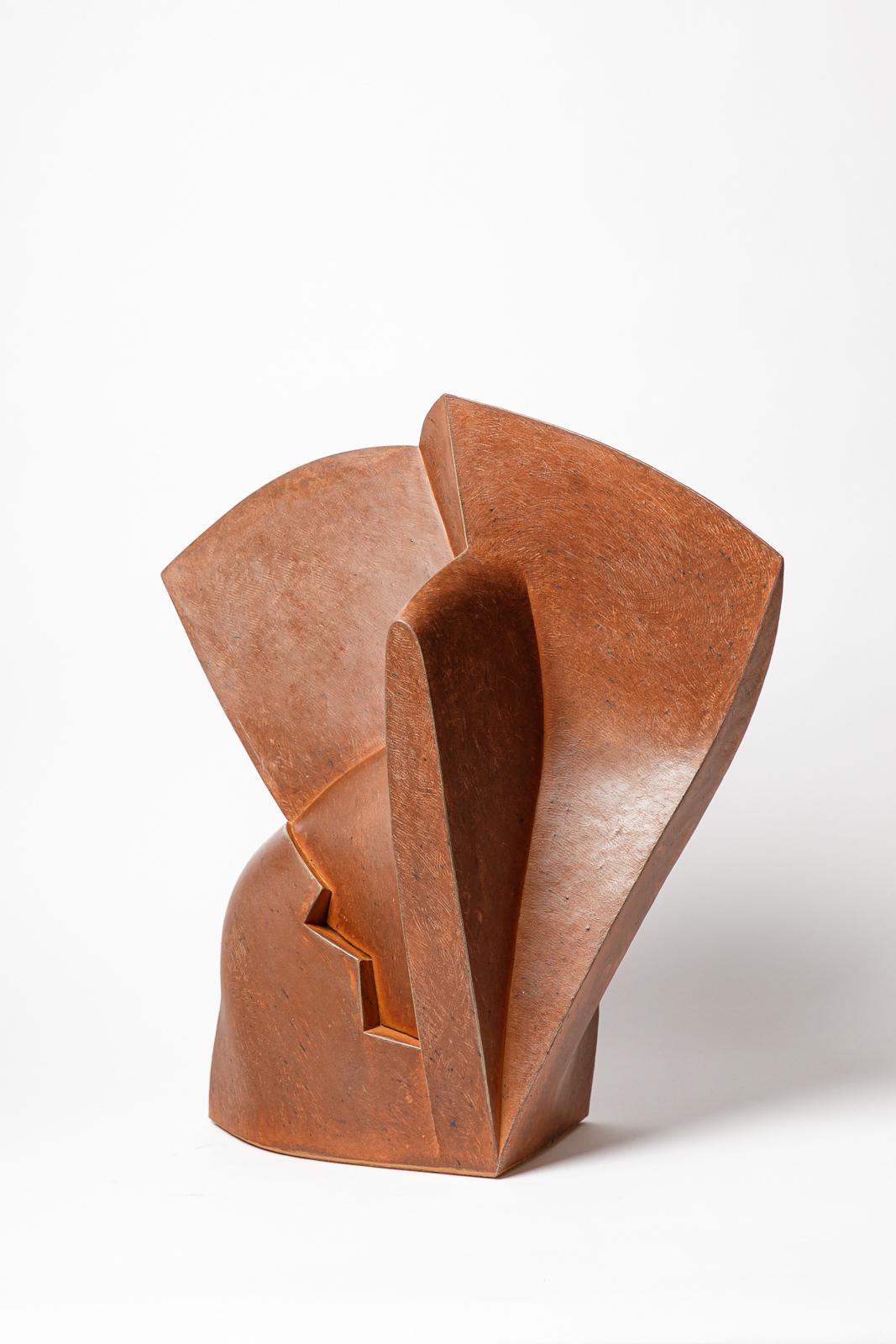 Beaux Arts Ceramic sculpture entitled « Effloraison » by Pierre Martinon, 2006. For Sale