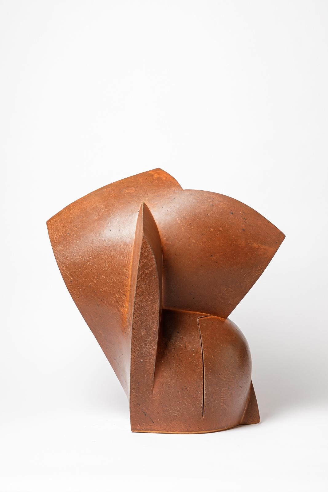 Ceramic sculpture entitled « Effloraison » by Pierre Martinon, 2006. For Sale 1