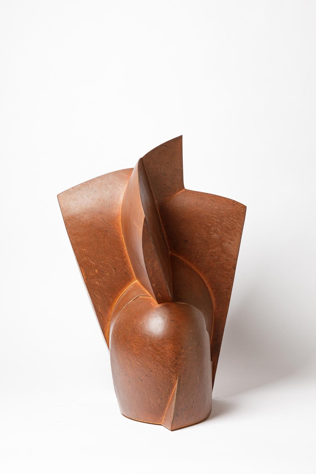 Ceramic sculpture entitled « Effloraison » by Pierre Martinon, 2006. For Sale 3