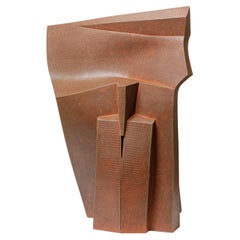 Ceramic sculpture entitled « Le temple des secrets » by Pierre Martinon, 2001.