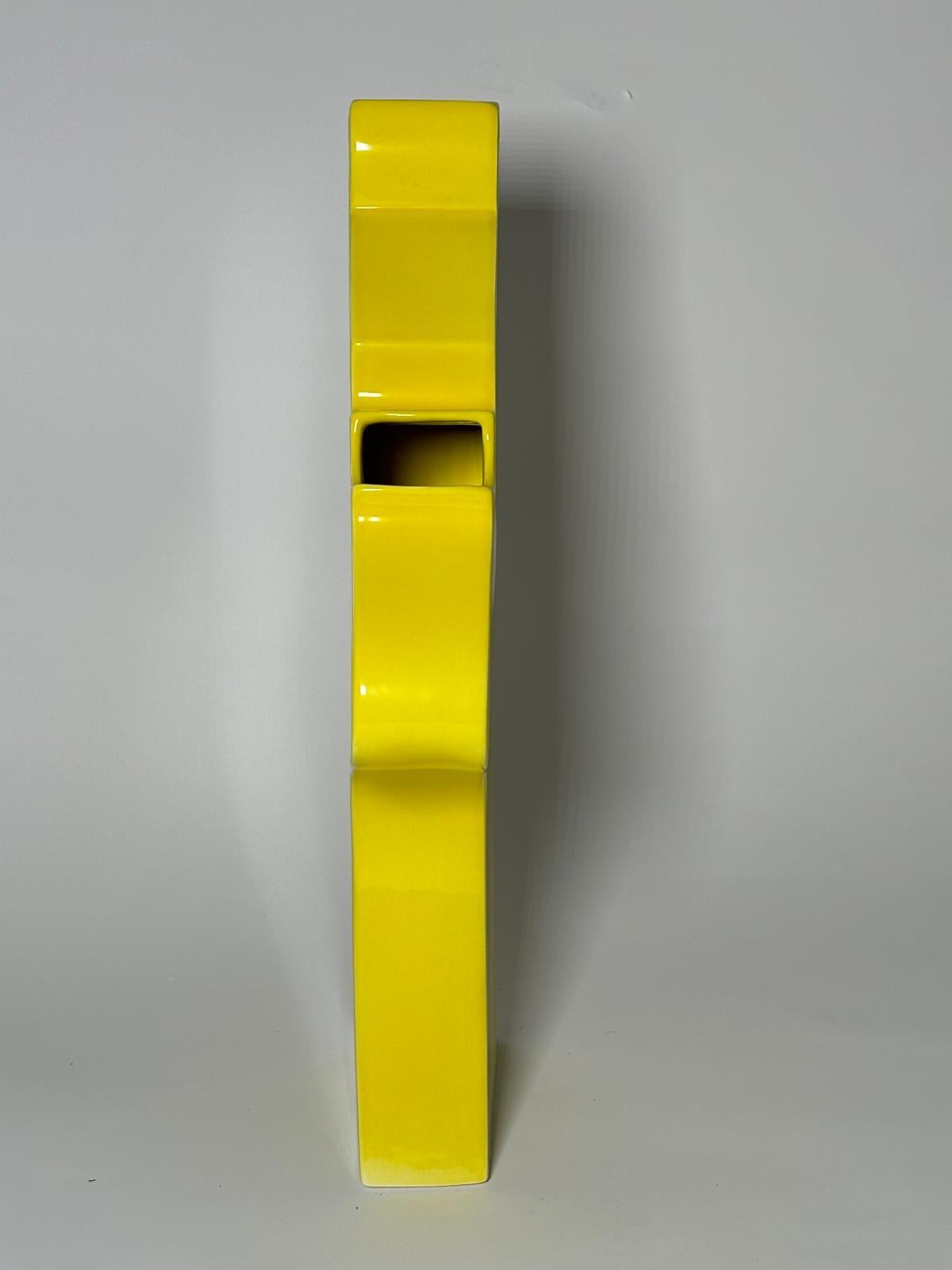 Escultura de cerámica Modelo de cara de Ambrogio Pozzi para Superego Editions, Italia Esmaltado en venta
