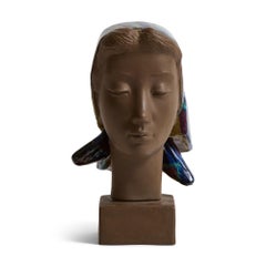 Scultura in ceramica di Johannes Hedegaard per Royal Copenhagen, anni '1960