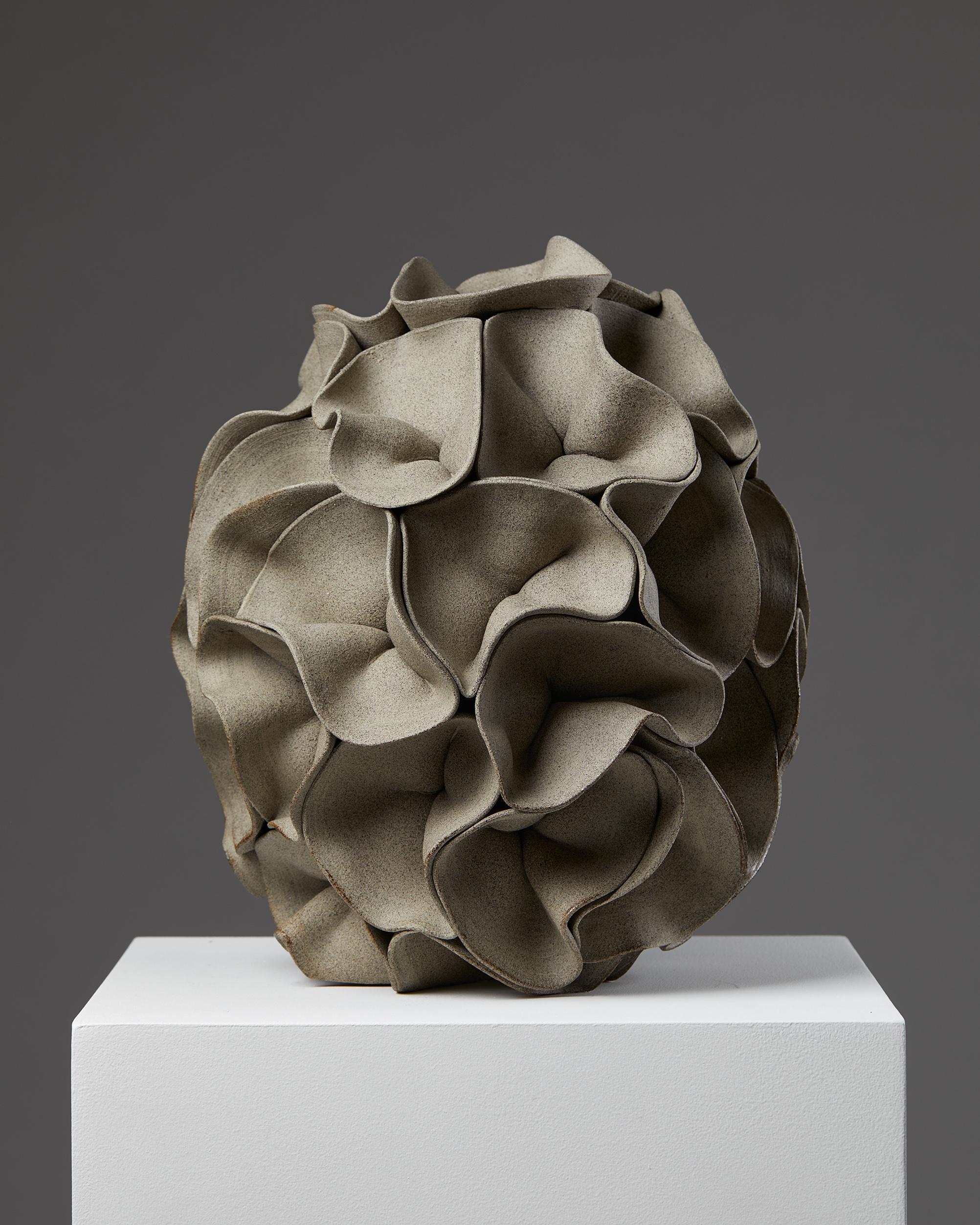 Mid-Century Modern Ceramic Sculpture ‘Hybrid’ by Alvina Jakobsson, Sweden, 2022