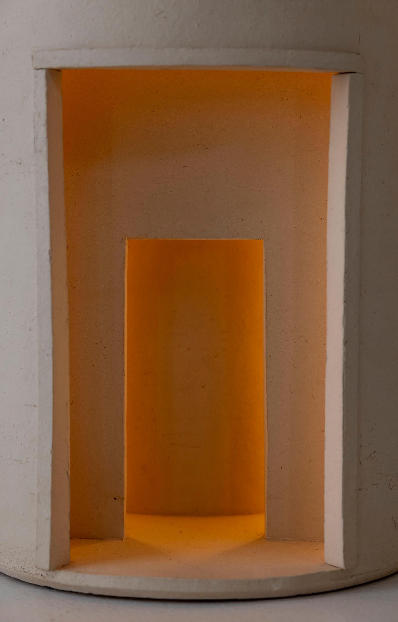 Ceramic sculpture Mistero lamp by Tonino Negri, 2024 2