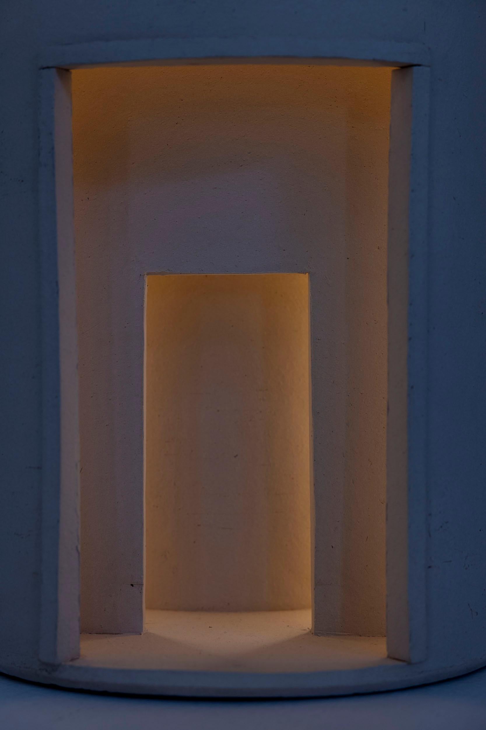 Ceramic sculpture Mistero lamp by Tonino Negri, 2024 3