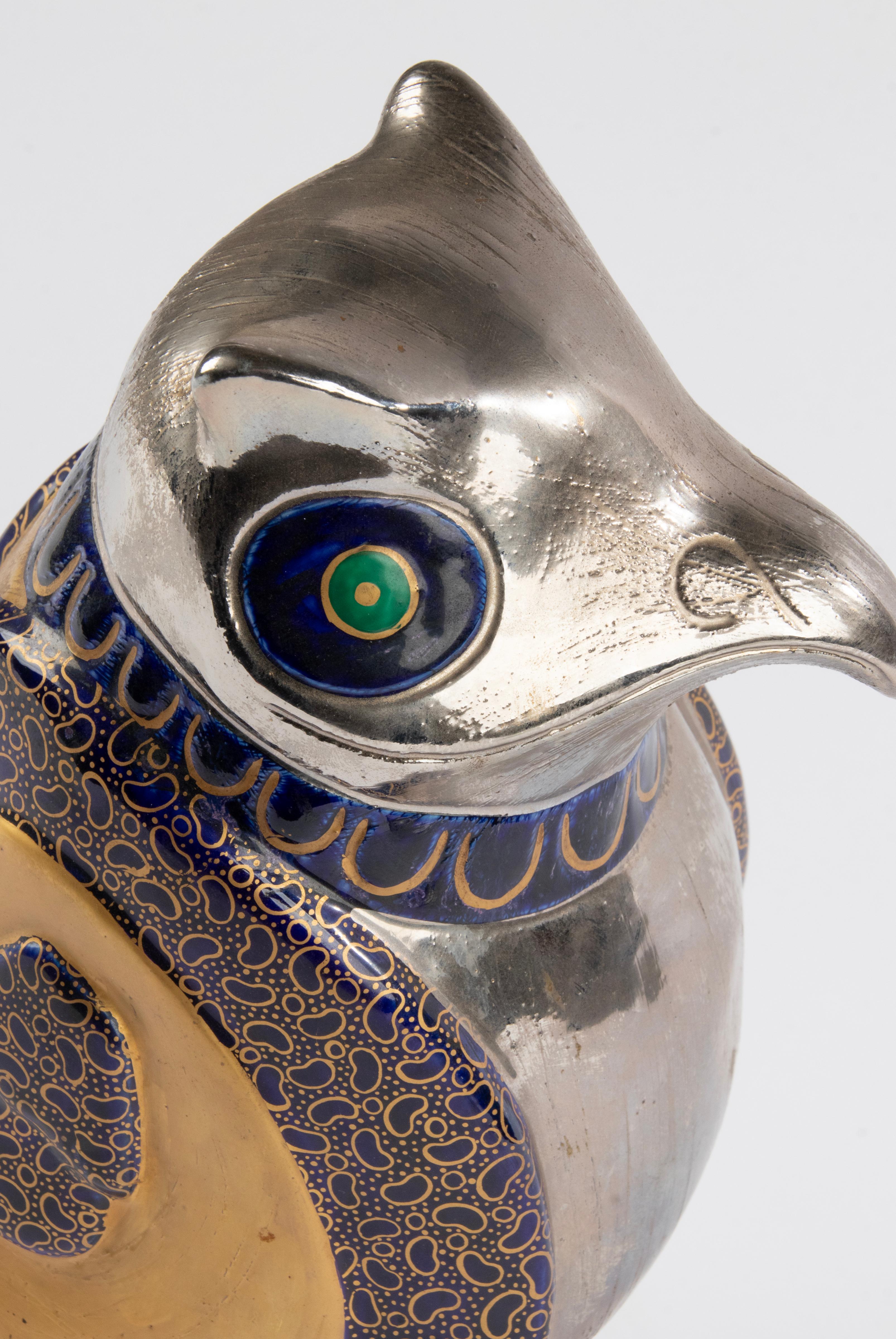 Ceramic Sculpture of a Fantasy Bird - Mangani Firenze For Sale 3