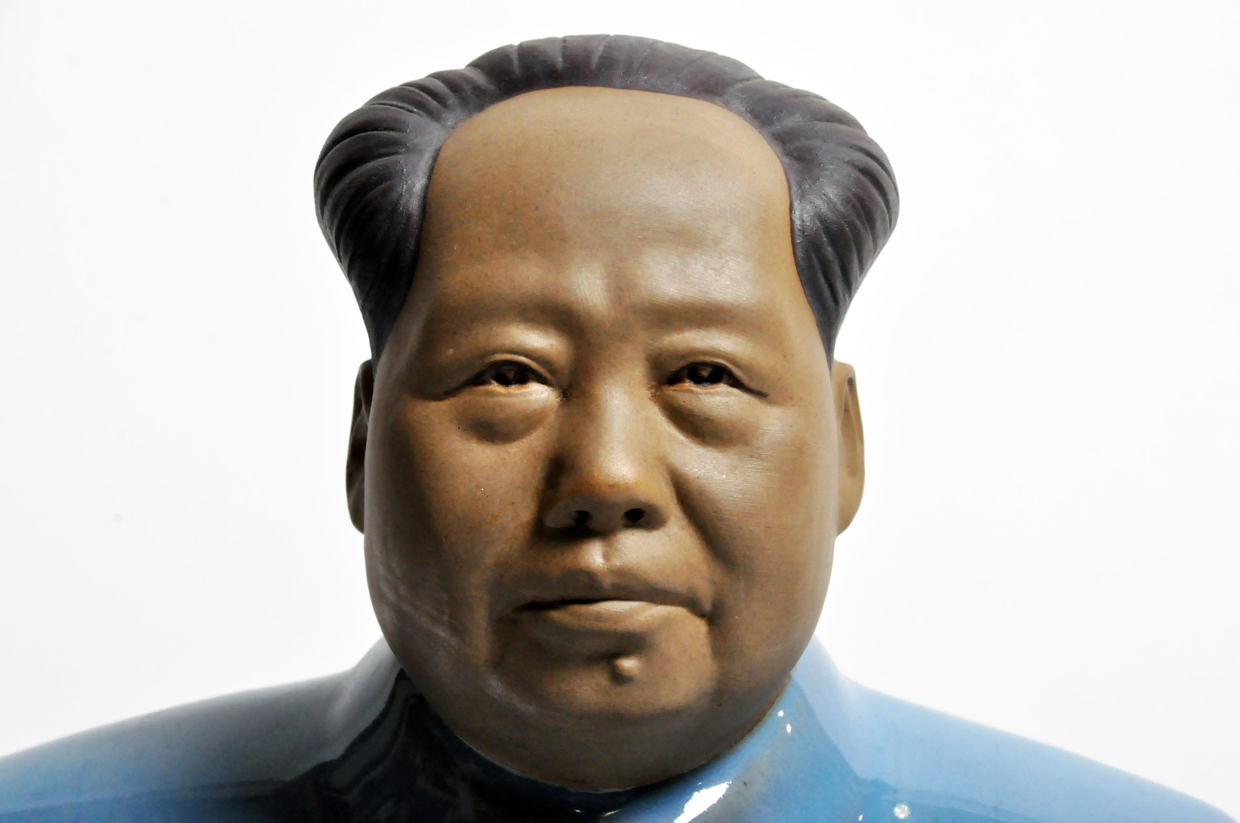 Ceramic Sculpture of Chairman Mao Zedong 6