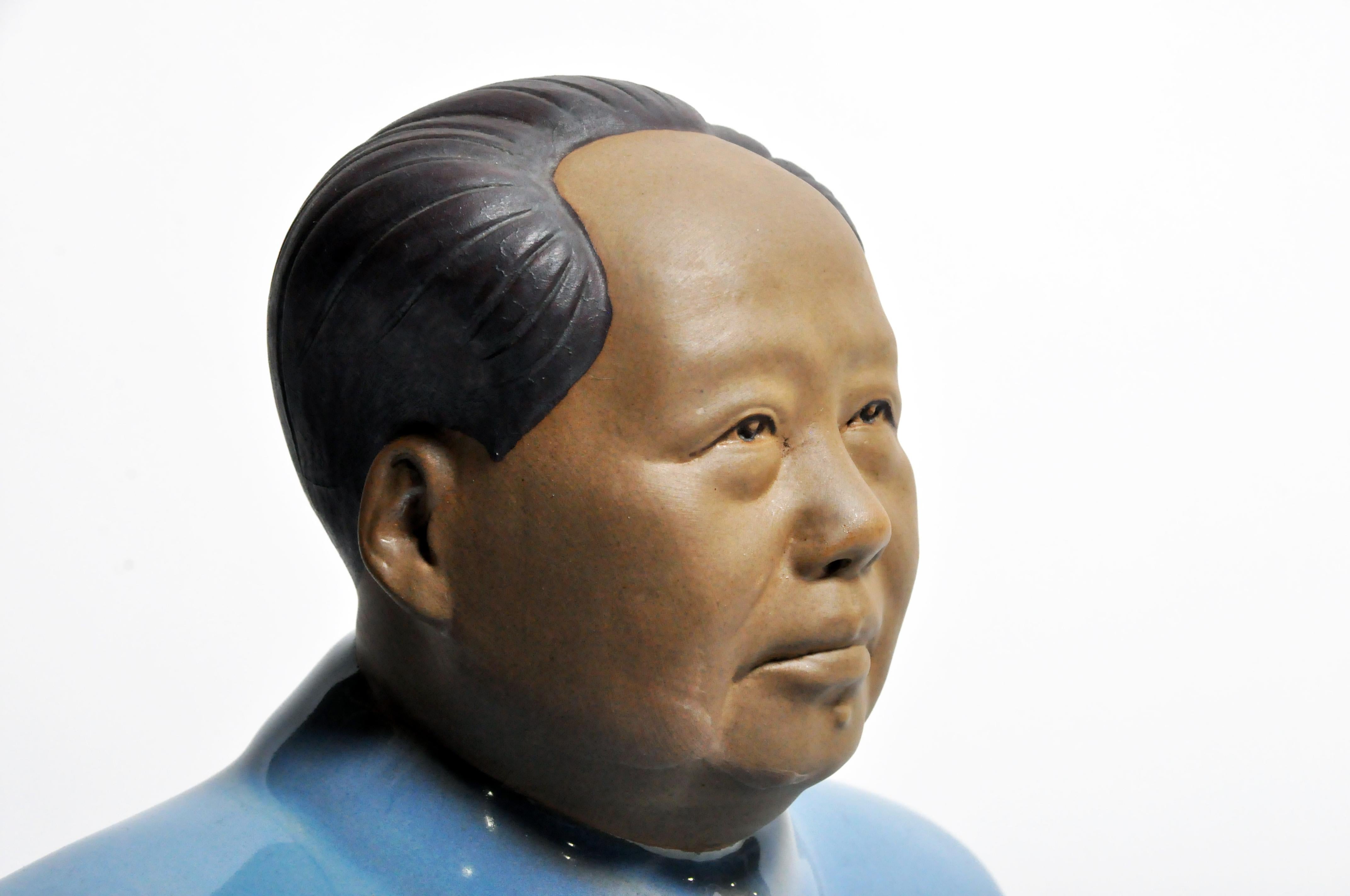 Ceramic Sculpture of Chairman Mao Zedong 9