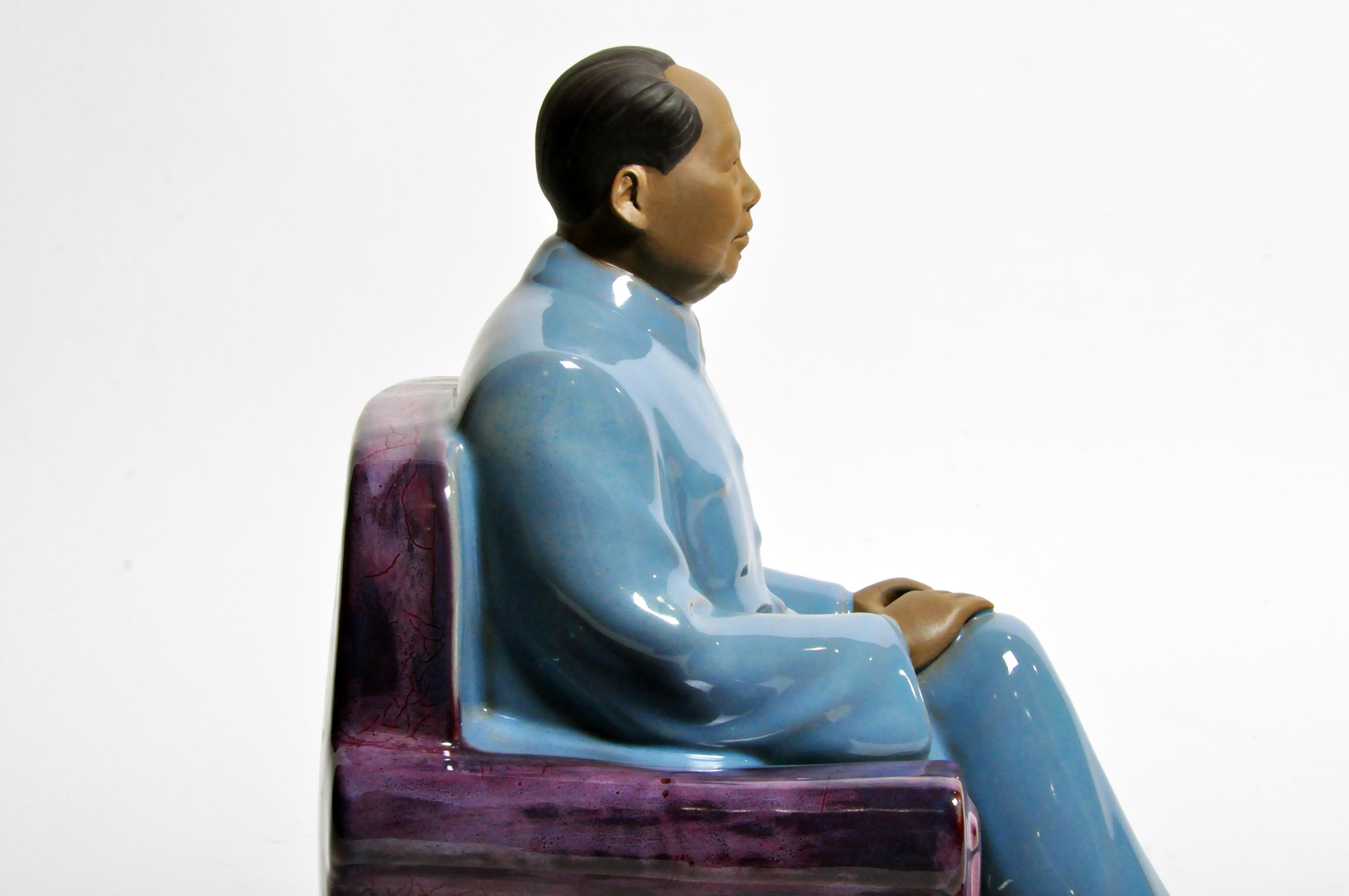 Ceramic Sculpture of Chairman Mao Zedong 10