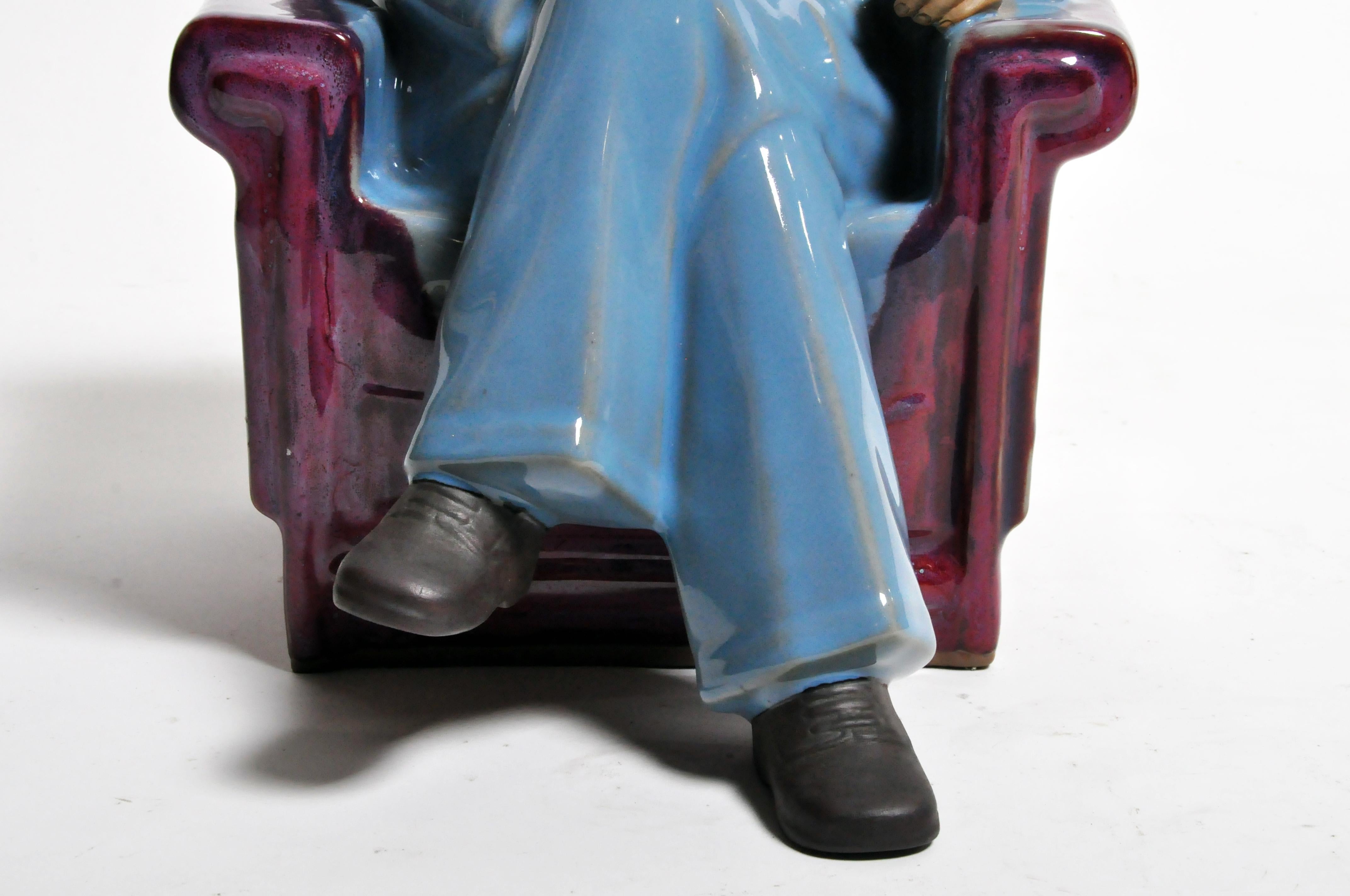 Ceramic Sculpture of Chairman Mao Zedong 1