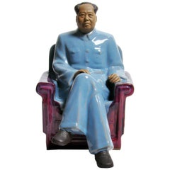 Ceramic Sculpture of Chairman Mao Zedong