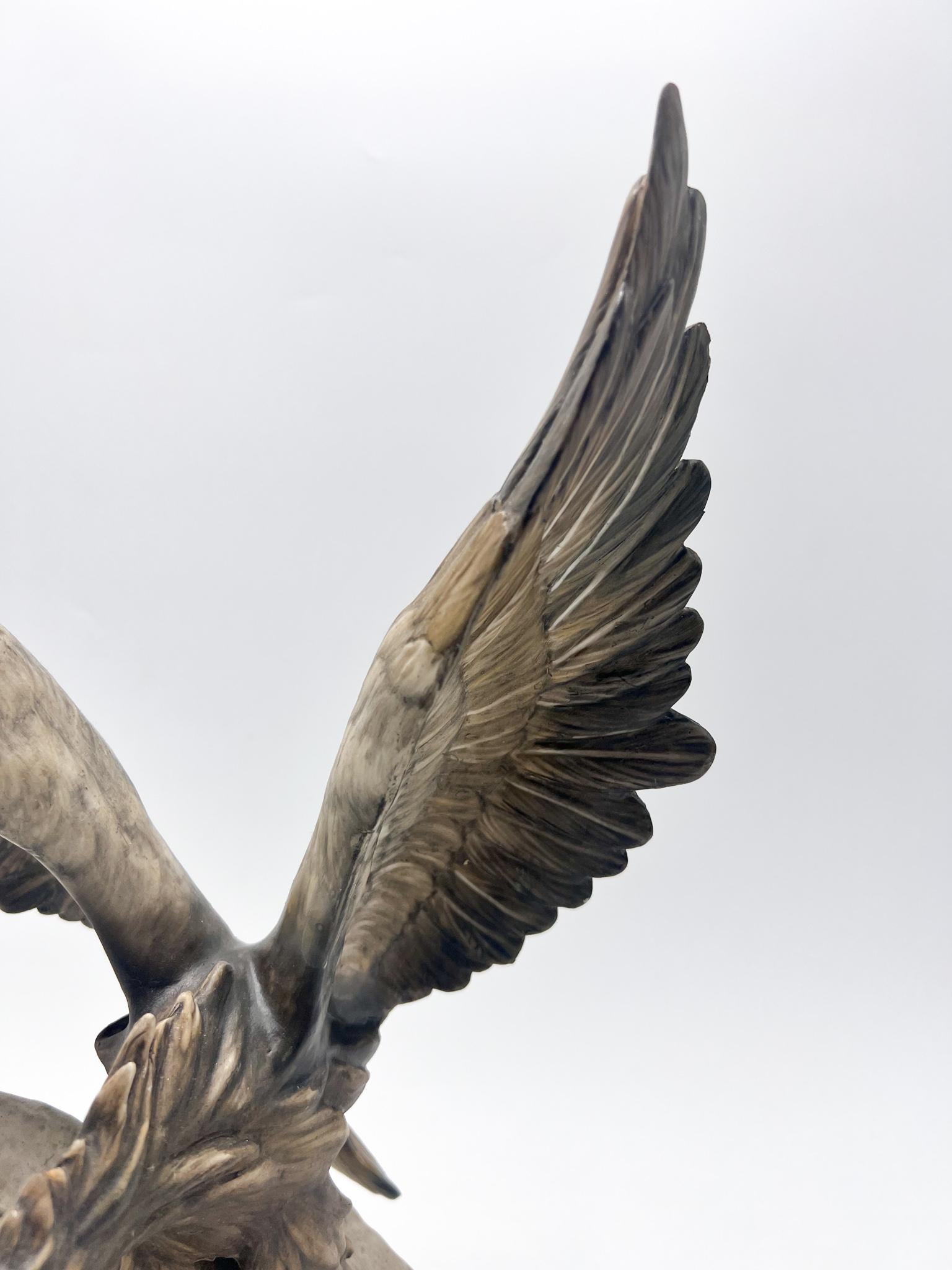 Sculpture en céramique de Volatile par Cacciapuoti des années 1950 en vente 5