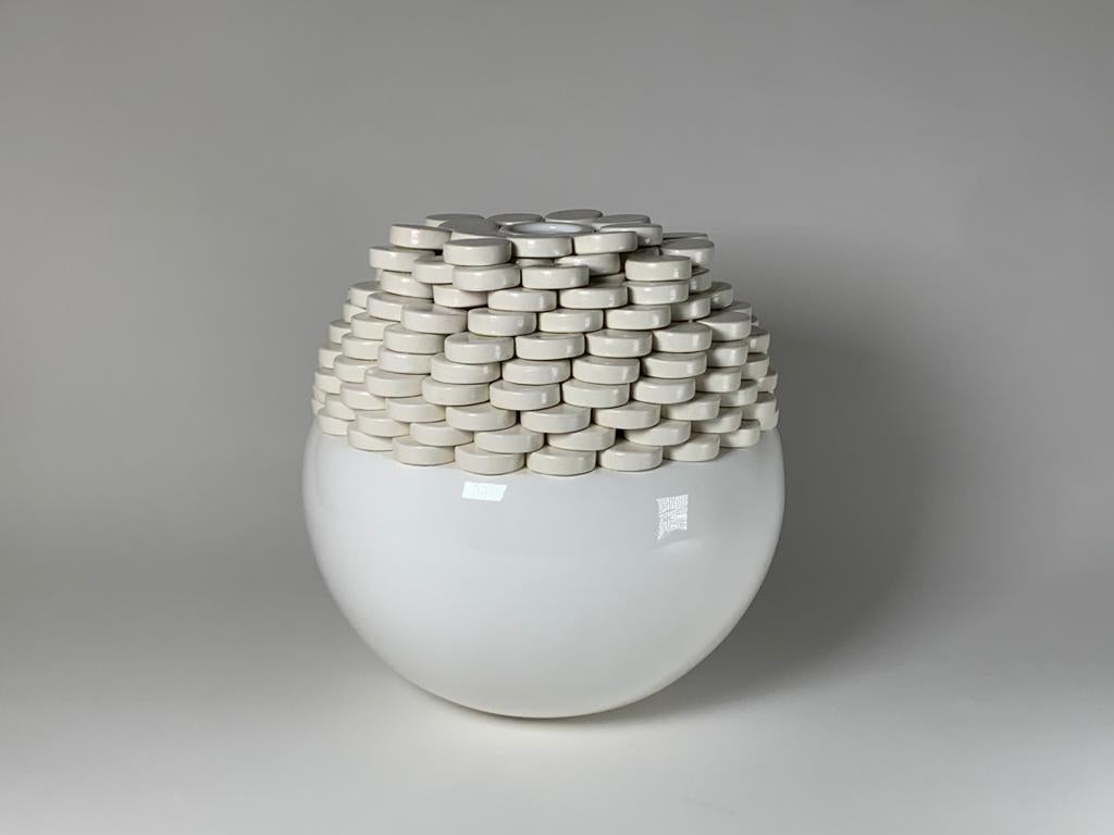 Keramik-Skulptur Ostia, Modell von Martine Bedin für Superego Editions, Italien im Angebot 3