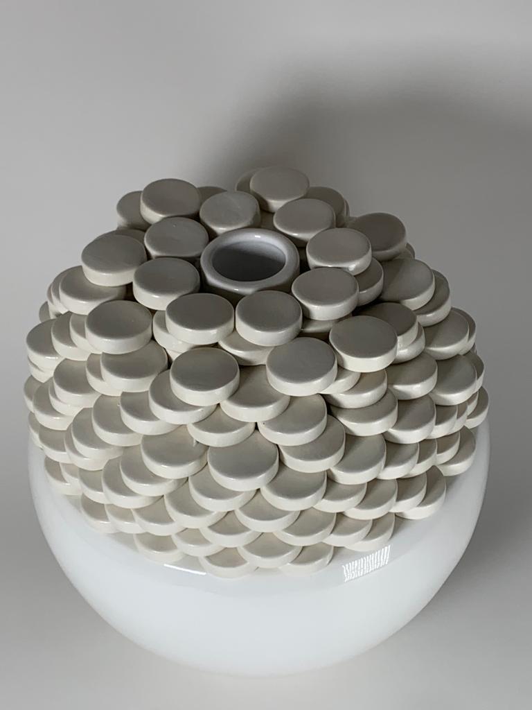 Modern Ceramic Sculpture Ostia Model by Martine Bedin for Superego Editions, Italy For Sale