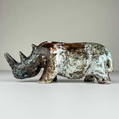 Sculpture Rhinoceros, Italie 1970