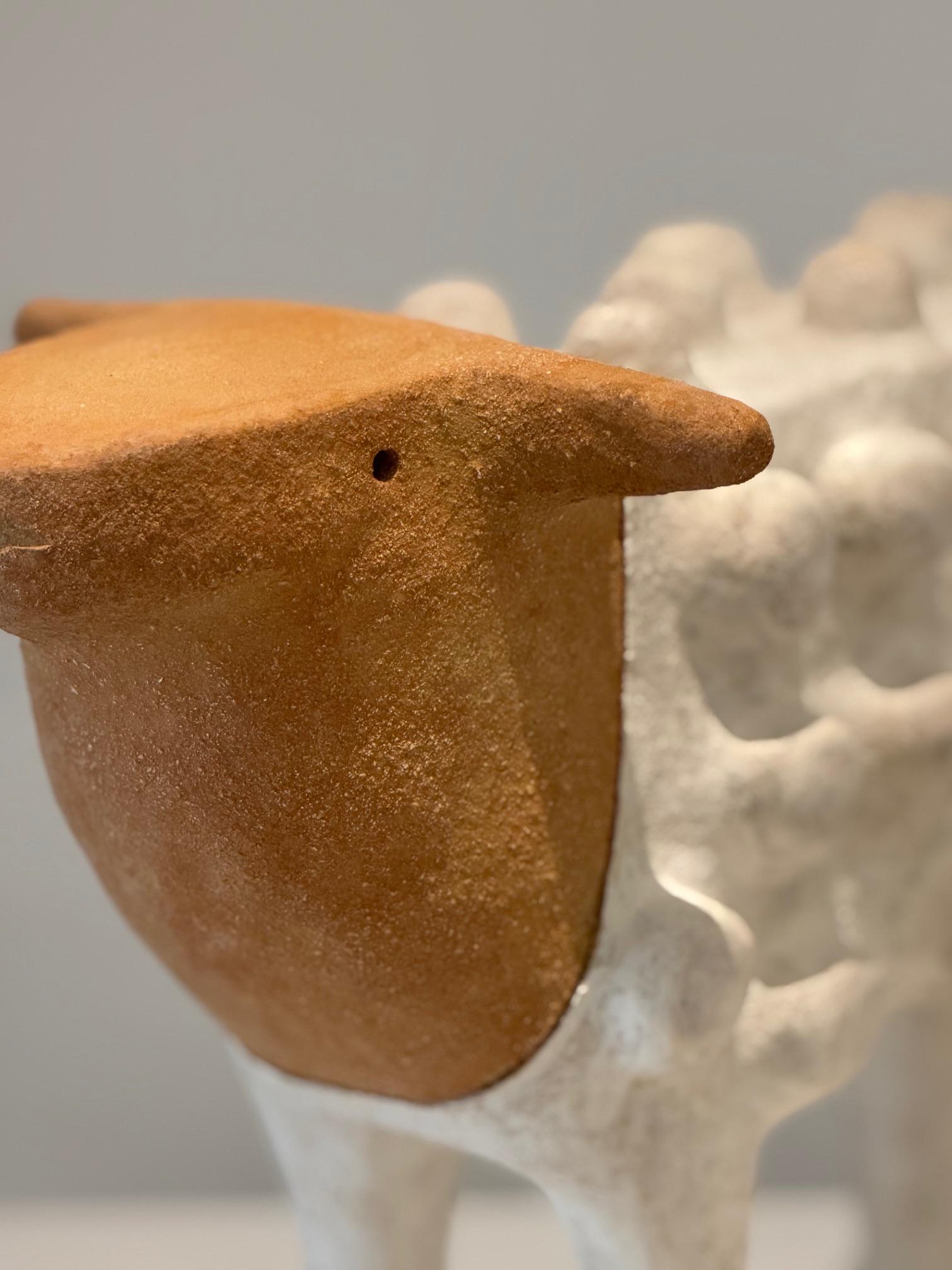 Escultura de cerámica 