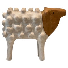Sculpture de moutons unique en son genre signée par W. BYL
