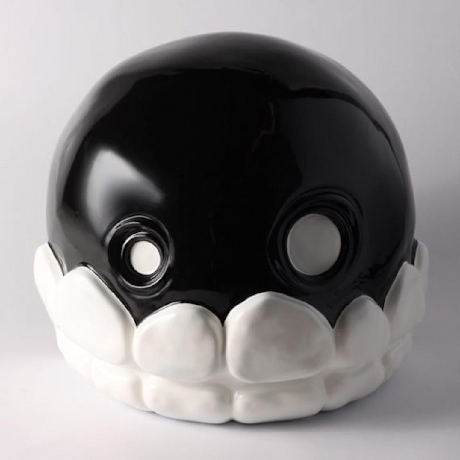 Ceramic sculpture model Skull, Skull collection, designed by Microbo and produced by Superego Editions in 2009. Limited edition of 50 pieces. Signed and numbered.

Biography:
Born and raised in Sicily, Microbo spent the 1990s in London, studying,