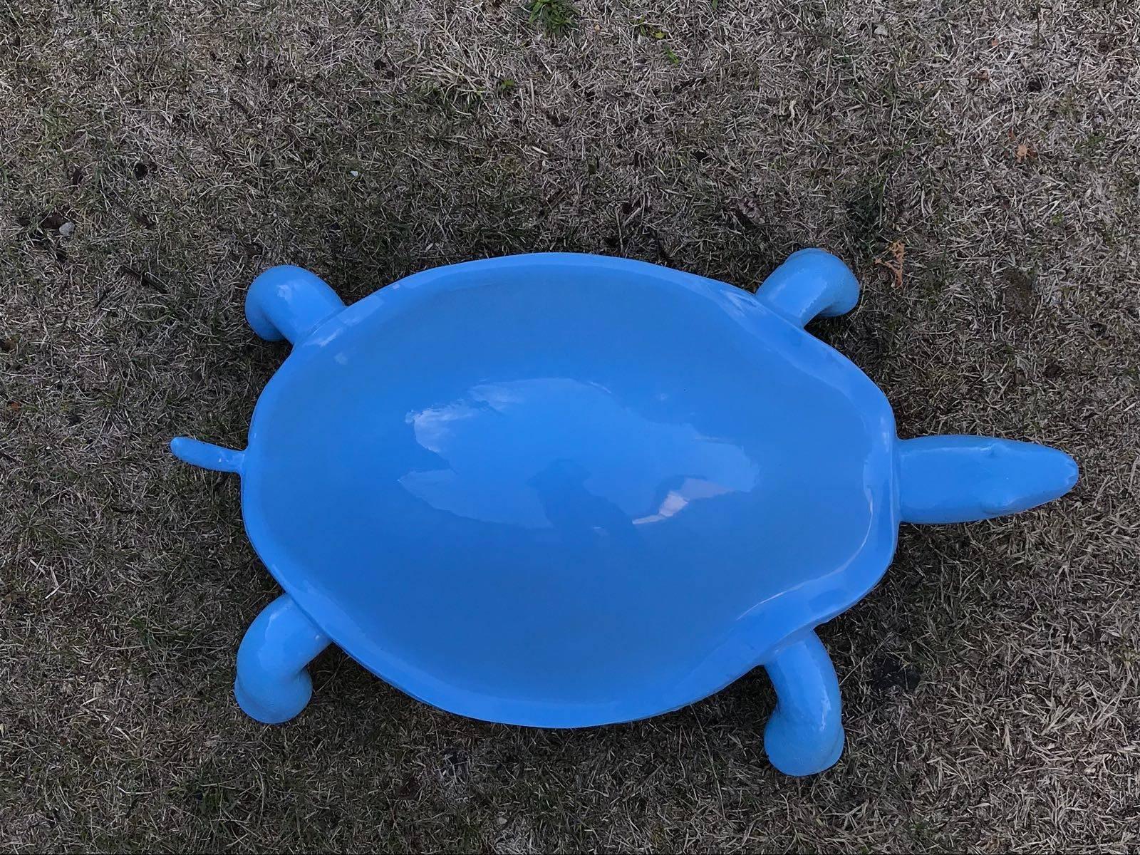 Modern Ceramic Sculpture Tartaruga Model by Ugo La Pietra for Superego Editions, Italy For Sale