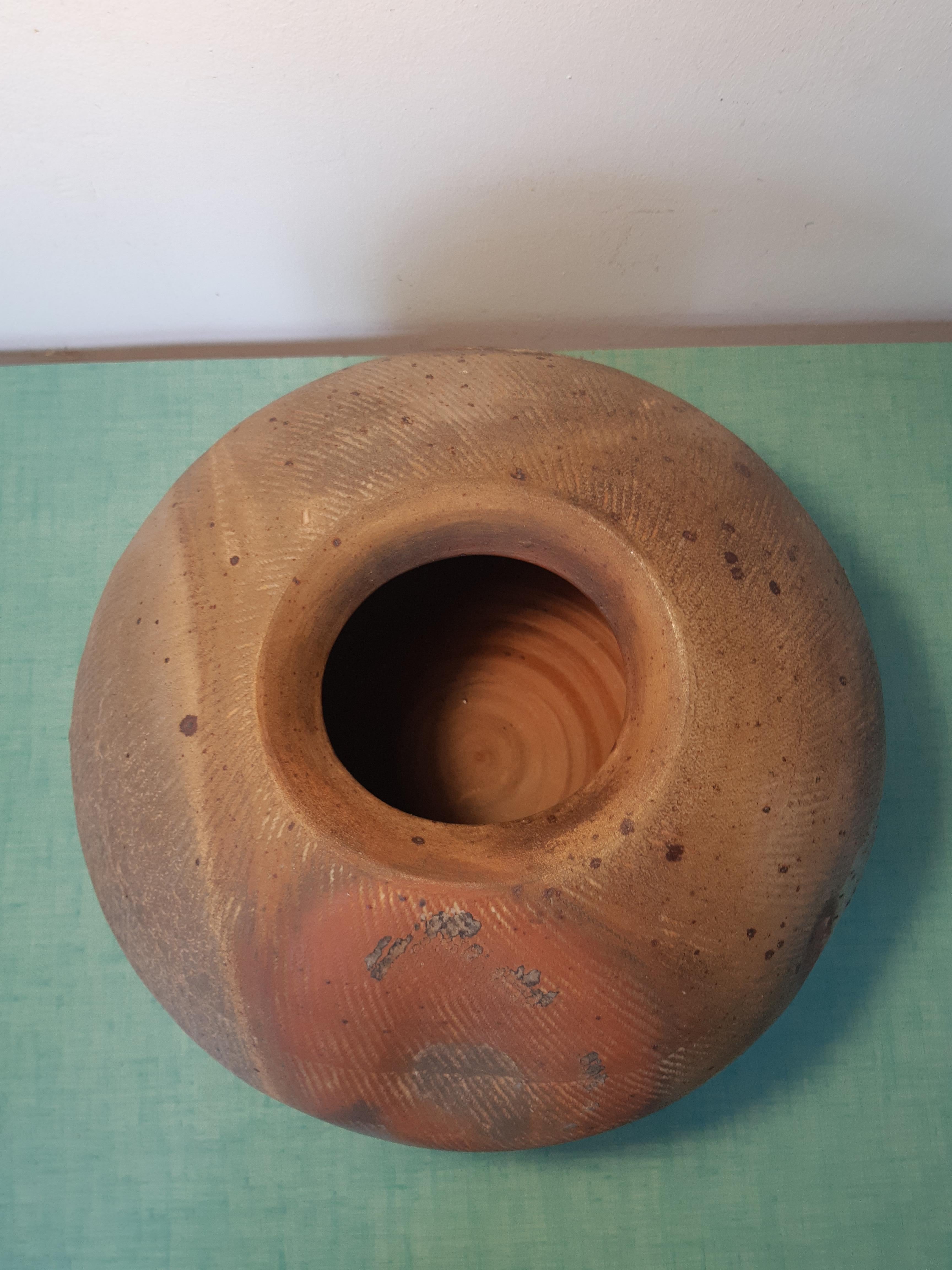 Ceramic Sculpture, Vase by Eric Astoul 1995 La Borne For Sale 4
