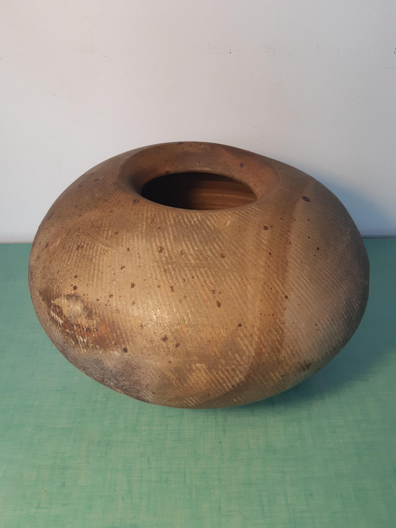 Ceramic Sculpture, Vase by Eric Astoul 1995 La Borne For Sale 5