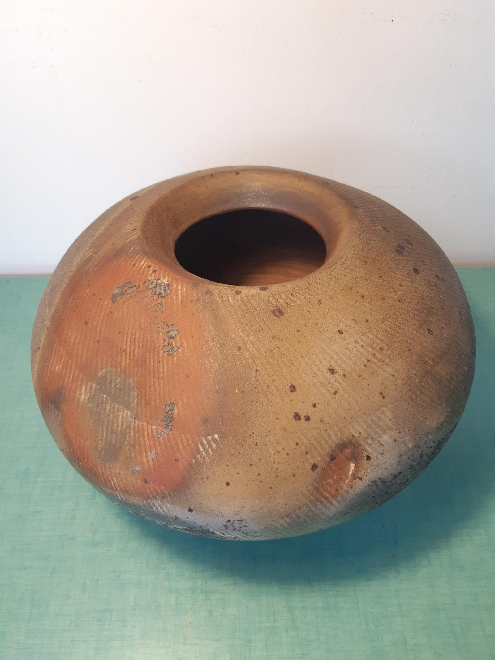Ceramic Sculpture, Vase by Eric Astoul 1995 La Borne For Sale 6