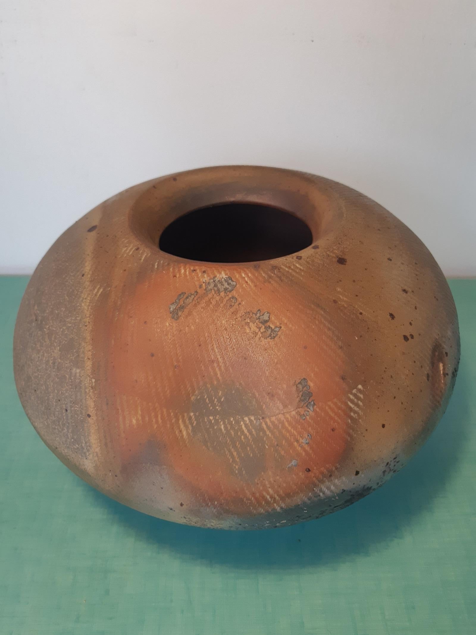 Ceramic Sculpture, Vase by Eric Astoul 1995 La Borne For Sale 3