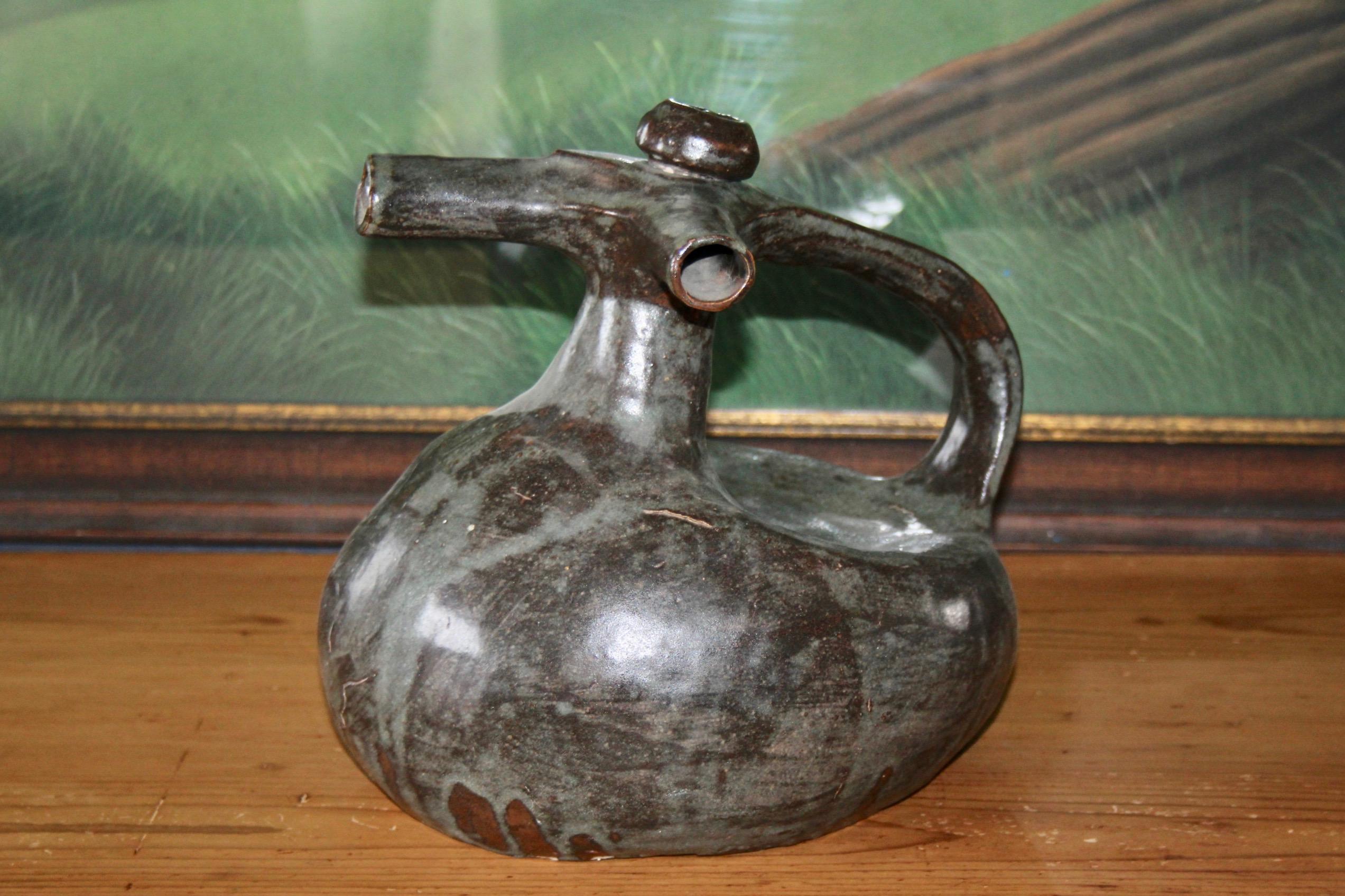 Ceramic vase sculpture