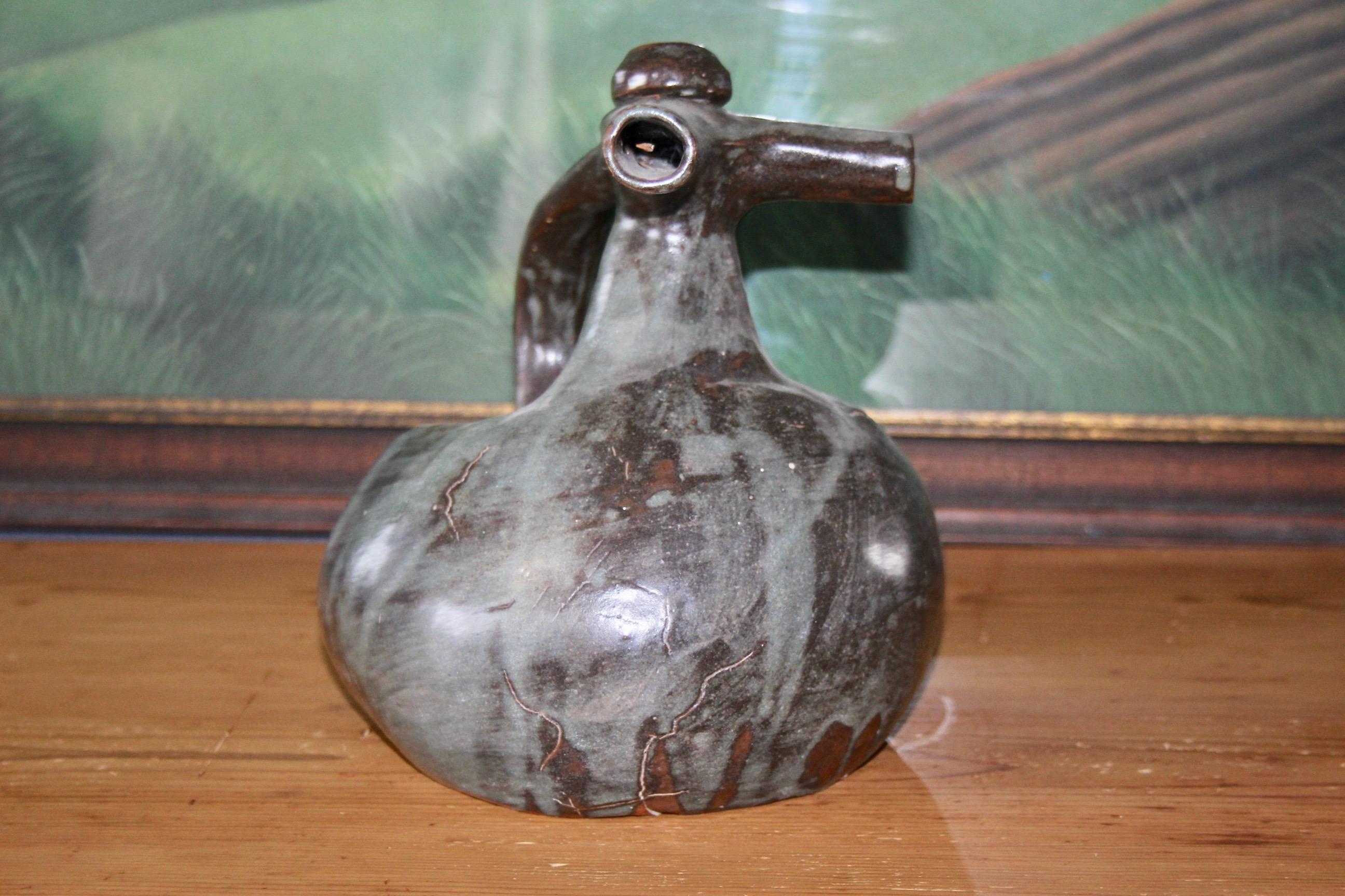 European Ceramic sculpture vase