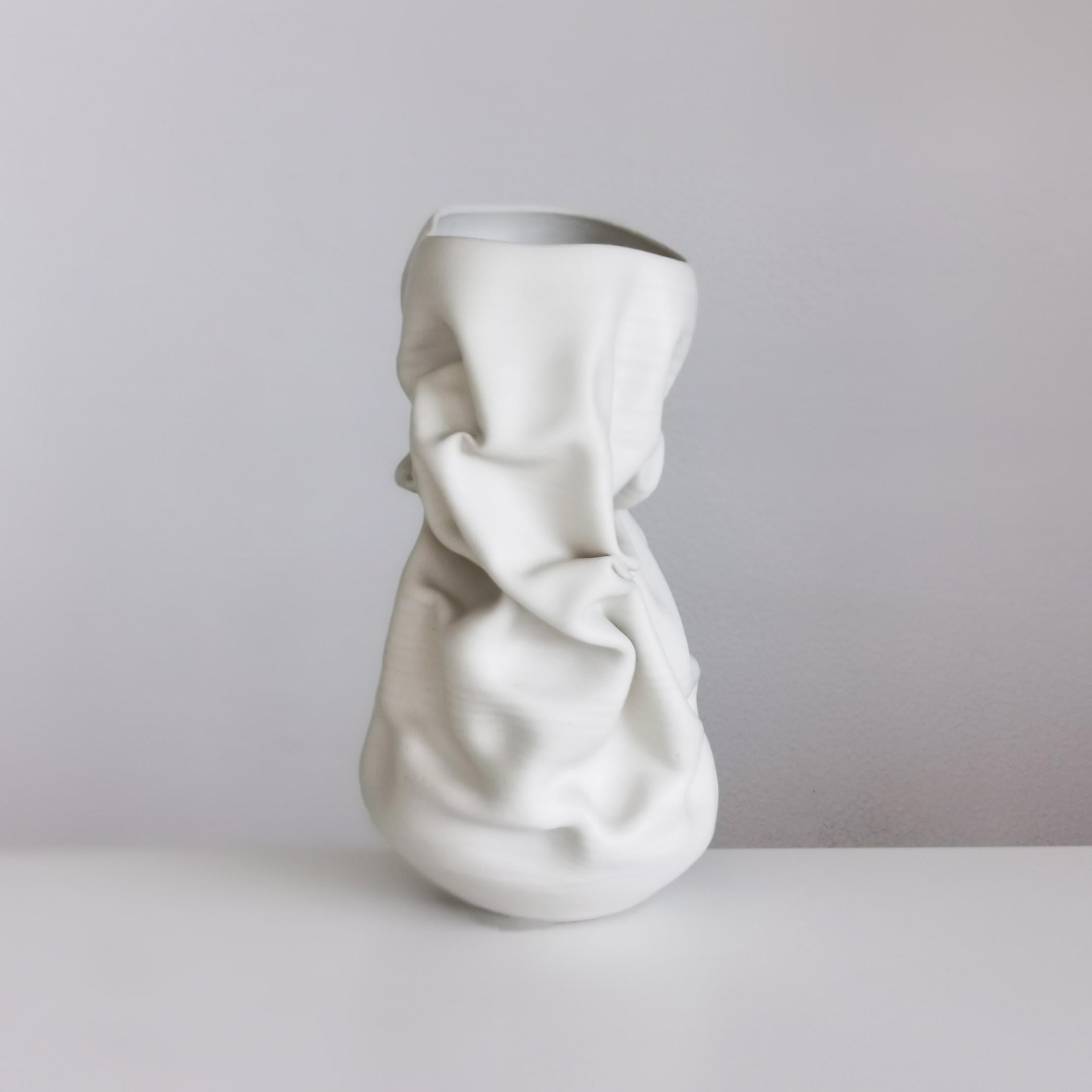 tall white sculpture
