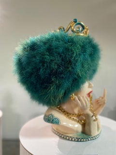 Scultura eramica contemporanea Viviana Head di Vanessa Semaino