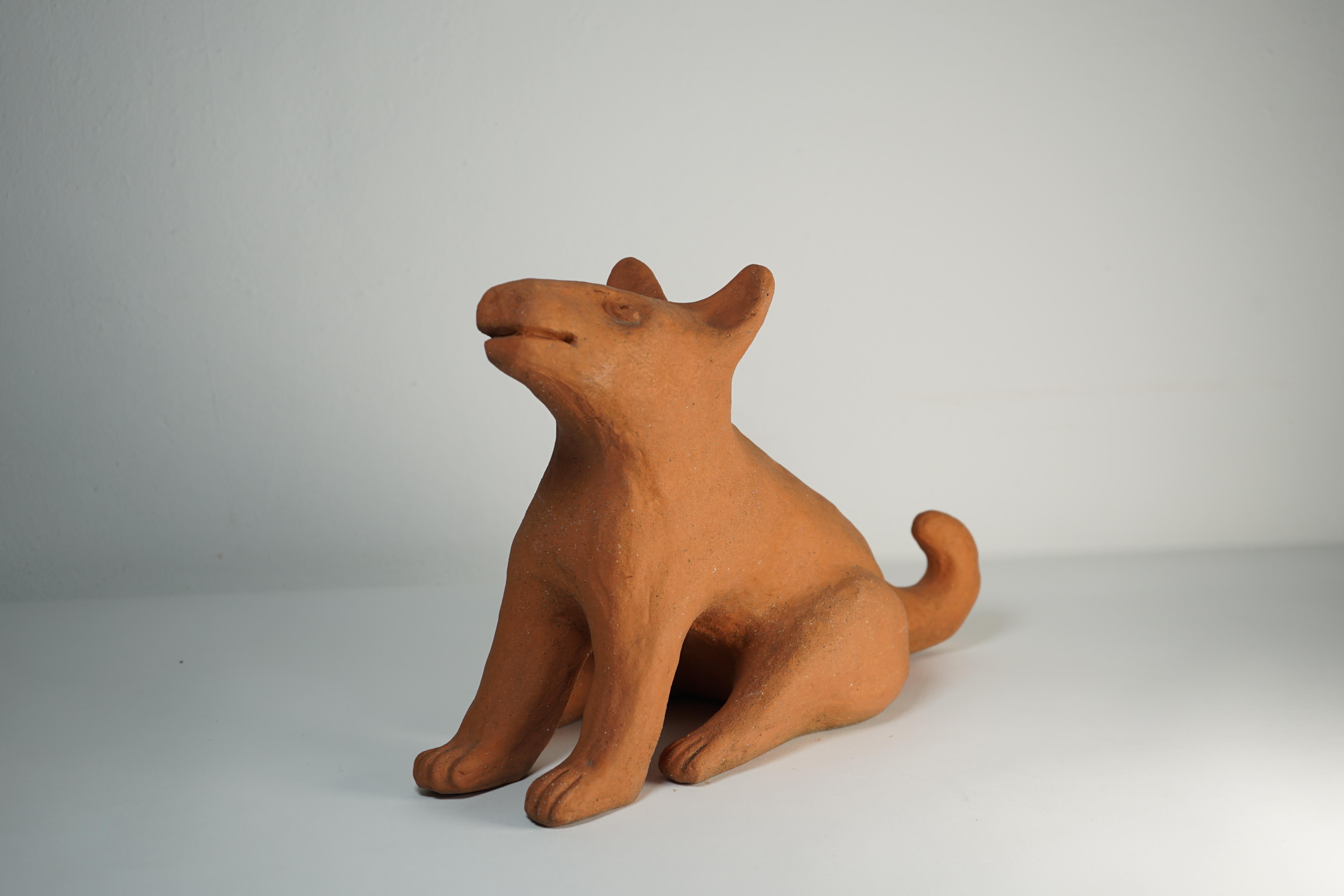 Escultura de cerámica Modelo lobo de Nathalie du Pasquier para Alessio Sarri Editions Italiano en venta