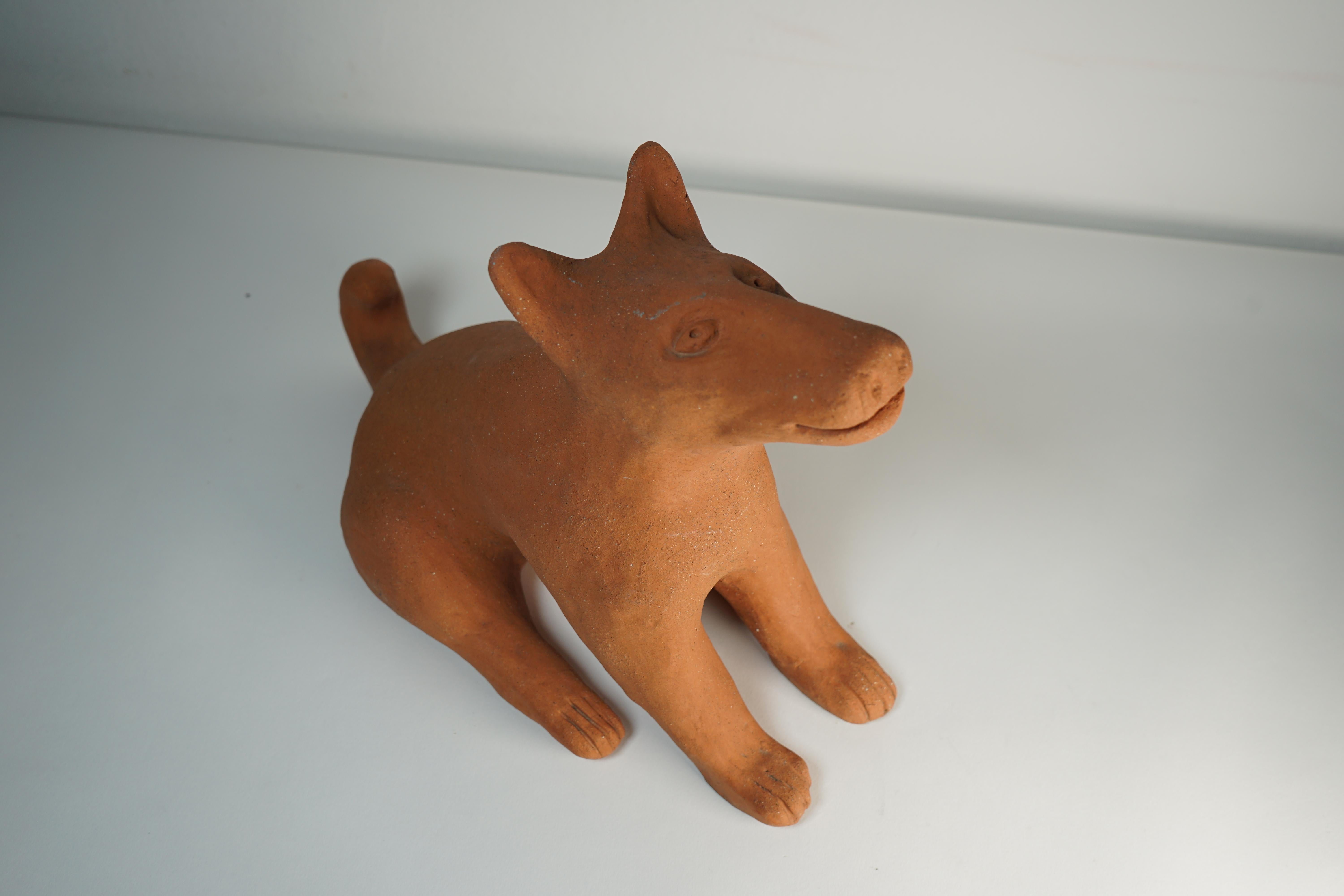 Ceramic Sculpture Wolf Model by Nathalie du Pasquier for Alessio Sarri Editions In Excellent Condition For Sale In Milan, Italy