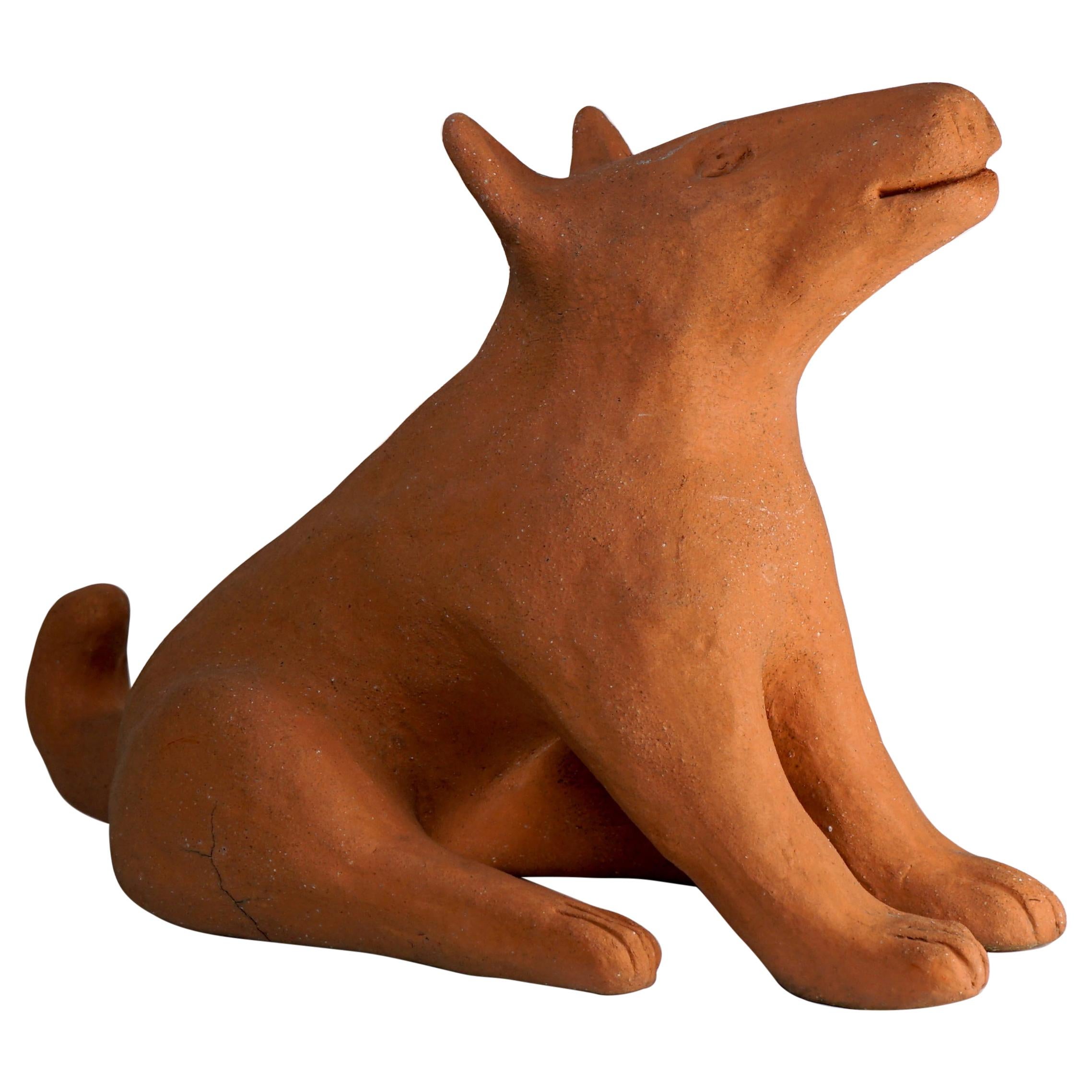 Ceramic Sculpture Wolf Model by Nathalie du Pasquier for Alessio Sarri Editions