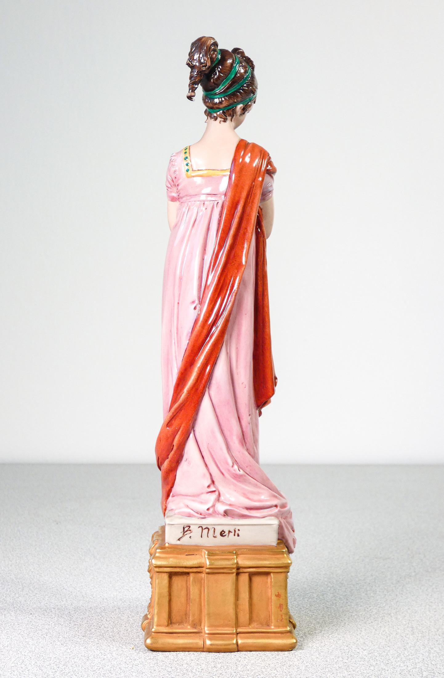 Ceramic Sculptures by Bruno Merli, Napoleon Bonaparte and Josephine, xx Sec 2