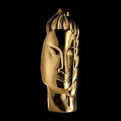 Keramikkultur „CLETA“ Handgefertigt in Bronze von Gabriella B., hergestellt in Italien