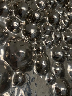 Ceramic Scuplture by Ulisse Pagliari in Chrome effect - Space Age Era