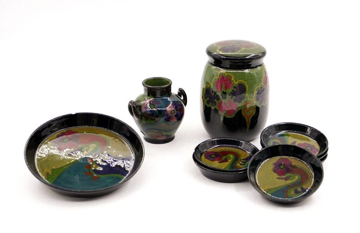 Early 20th Century Ceramic Set by Holland Gouda, Netherlands, 1925 For Sale