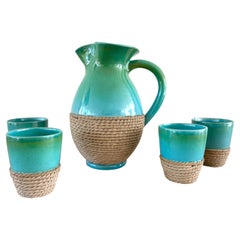 Ceramic set by Ugo Zaccagnini