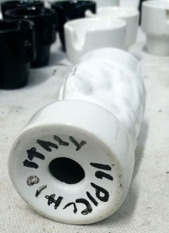 Ceramic Set of 32 Chess Pieces, Design Enzo Bioli for Il Picchio, Italy, 1970s