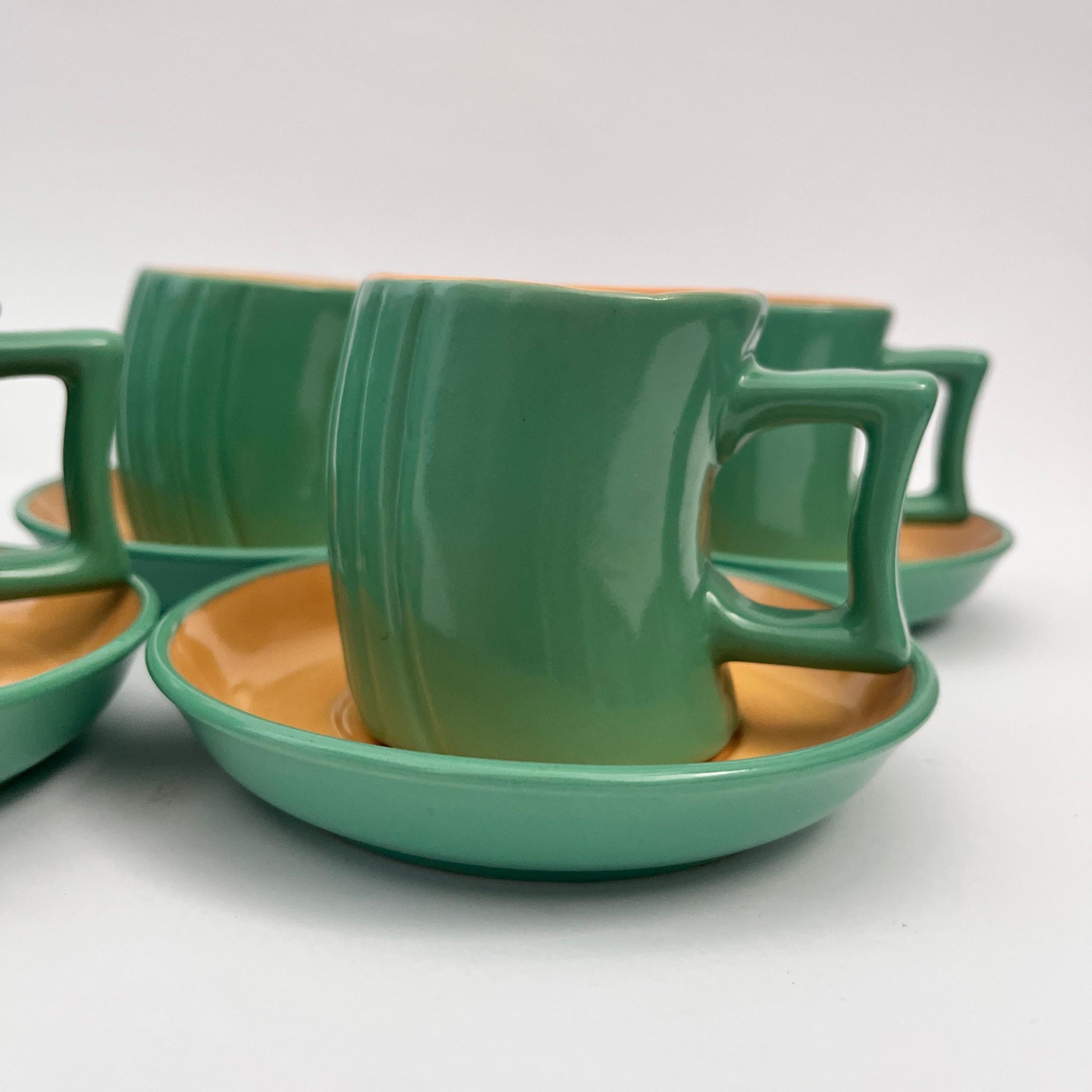 European Ceramic set to kakao/tea by Massimo Iosa Ghini for Naj Oleari For Sale