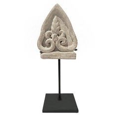 Ceramic Shield Ornament from Thailand, 15th-16th Century