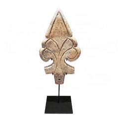 Ceramic Shield Ornament from Thailand, Late 18th Century