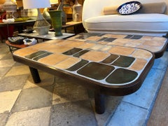 Table basse Shogun de Roger Capron, Vallauris, années 1970