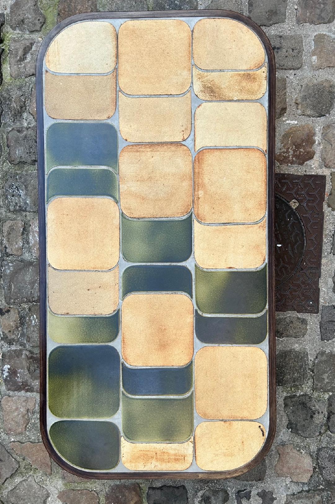 Fin du 20e siècle Table basse Shogun de Roger Capron, Vallauris, années 1970